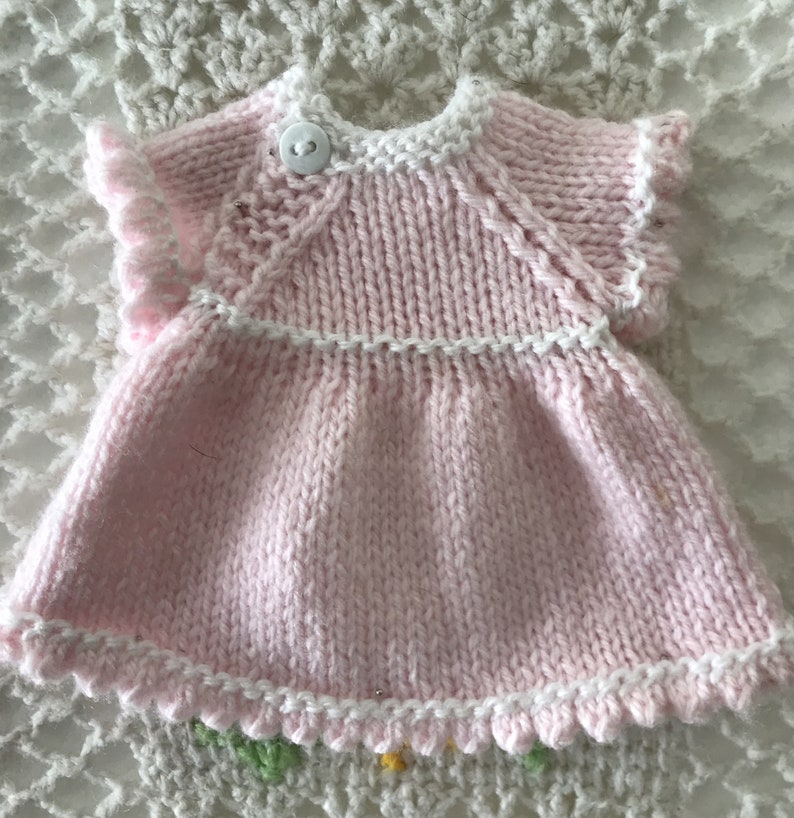 Pretty in Pink Picot Edge Dress Pattern for Baby Alive® - Etsy