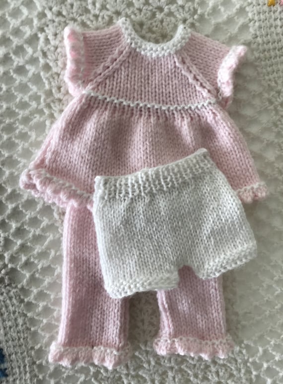 Pretty in Pink Picot Edge Dress Pattern for Baby Alive® | Etsy