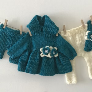Hooded Tunic Pattern for 14&quot;-15&quot; Soft Bodied Baby Doll