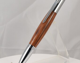 Vesper Click Pen with Chrome and Olivewood Body