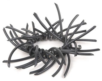DARK spike rubber bangle