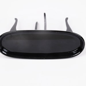 Oval dish on 8 slim legs, S, black image 6