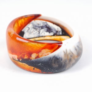 Bangle diagonally striped, Ø 2.55 in / 6,5 cm