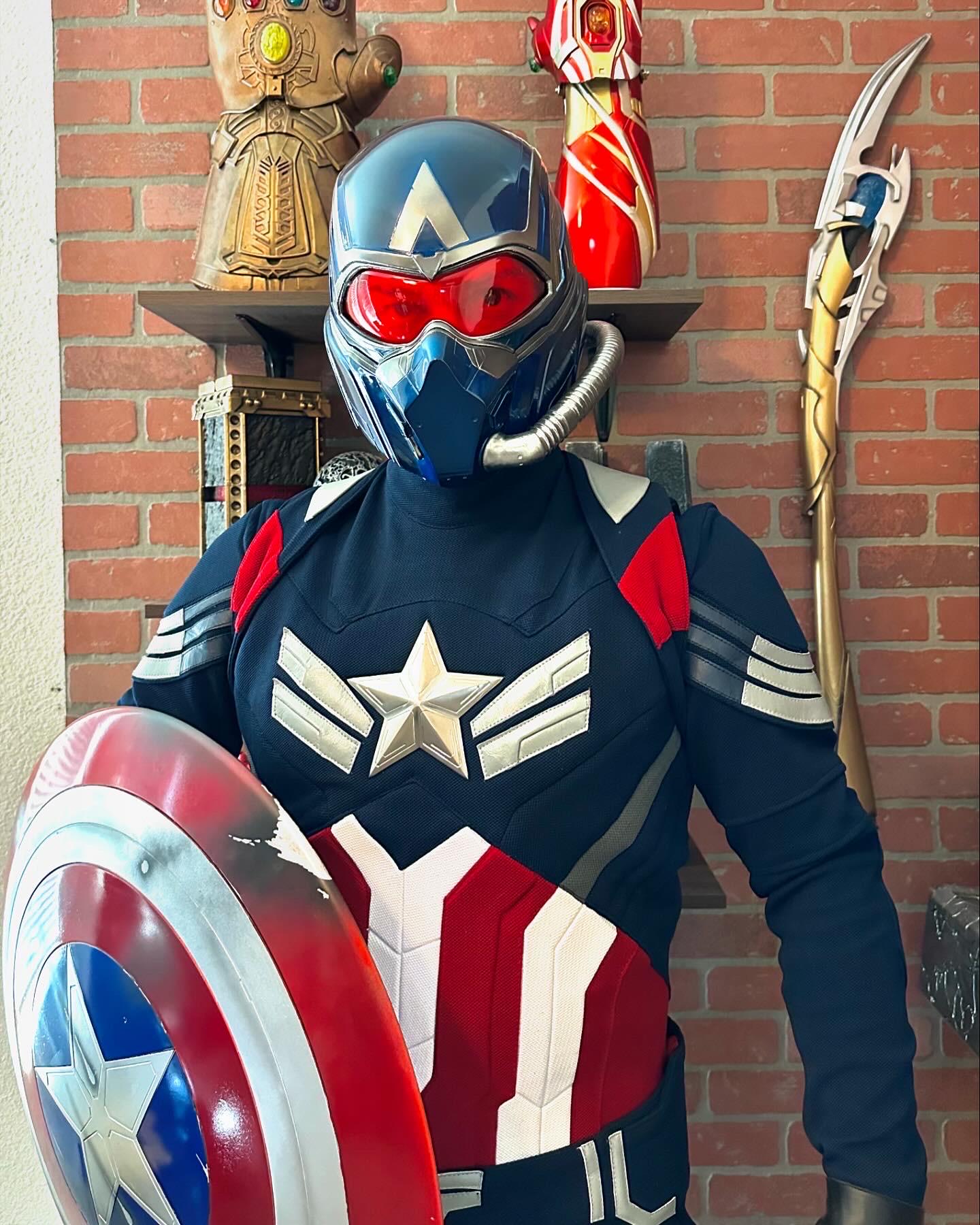 Vestito Carnevale Costume Di Captain America Captain America