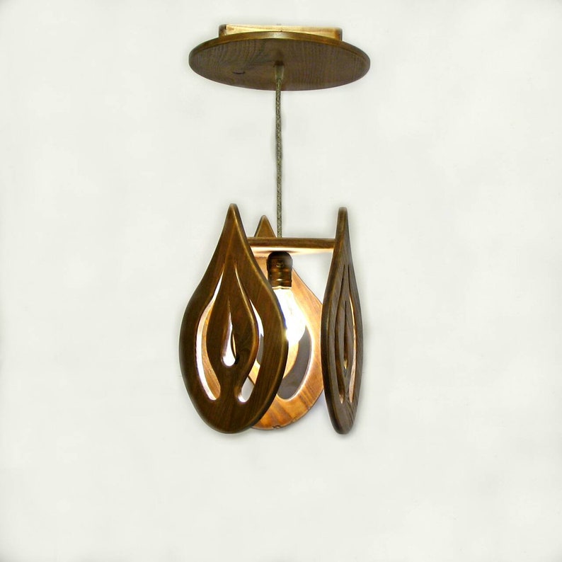 Wooden Roof Luminaire Drops image 4