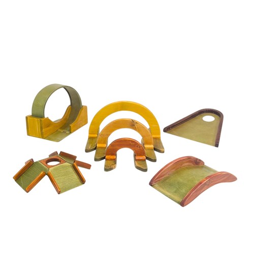 Golf set Obstacles - Wood shades