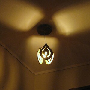 Wooden Roof Luminaire Drops image 8