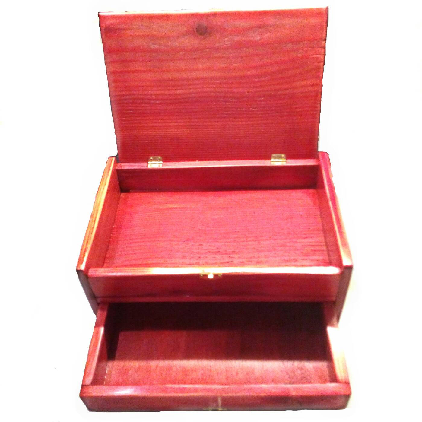 Wooden Storage Box Etsy