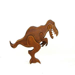 Wooden T-Rex Dinosaur image 1