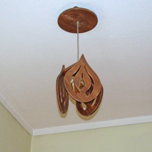 Wooden Roof Luminaire Drops image 6