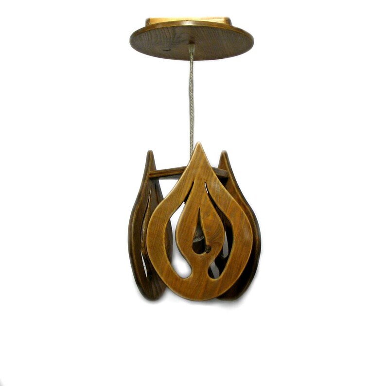 Wooden Roof Luminaire Drops image 2