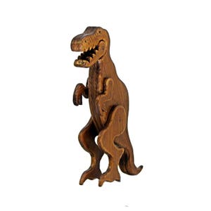 Wooden T-Rex Dinosaur image 3