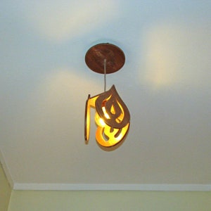 Wooden Roof Luminaire Drops image 5