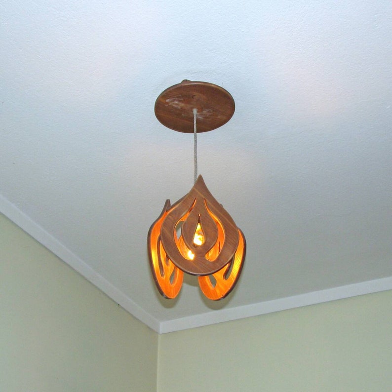 Wooden Roof Luminaire Drops image 7