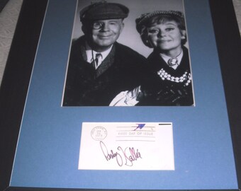 FRAMED and MATTED Batman Tv Show Display Barbara Stuart Signed Autographed Framed Autograph w Letter of Authenticity Adam West Villian