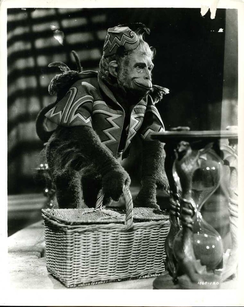 The FLYING MONKEY From the Wizard of Oz Actor Harry Monty Etsy