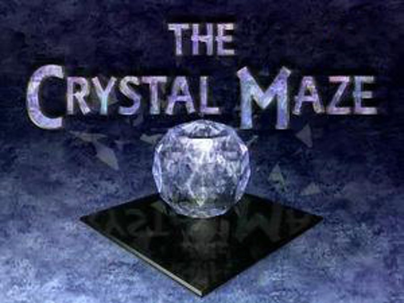 Sandra Caron signed autographed autograph card with a free bonus print of the Crystal Maze