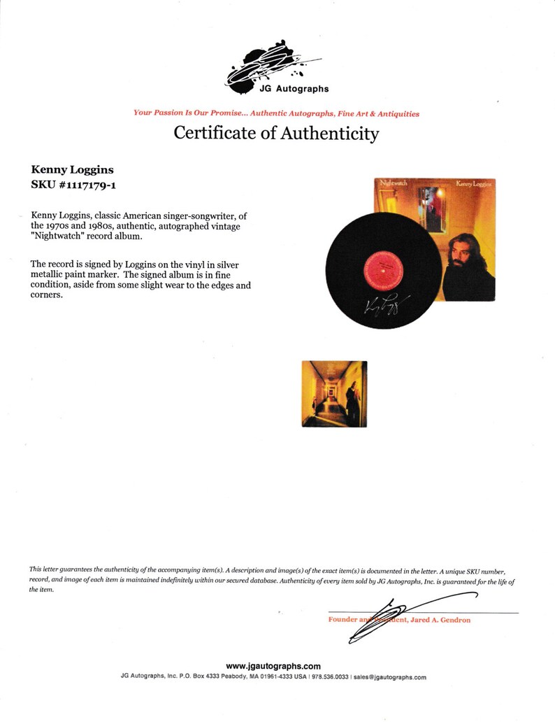 モデル着用 注目アイテム Lp Kenny Loggins Nightwatch Www Isole Greche Com