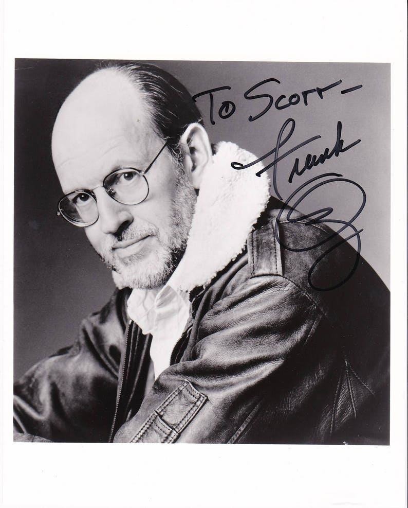 Frank Oz signed head shot photo voice of Yoda Miss Piggy ...