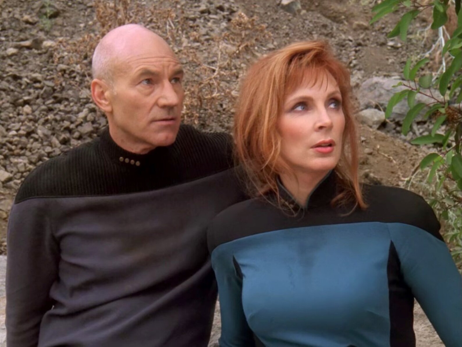Photo of patrick stewart gates mcfadden Star Trek The Next Etsy