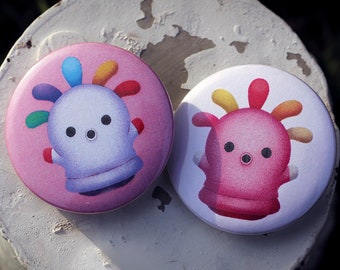 ACNH Squeakoid 1.25" Pinback Button