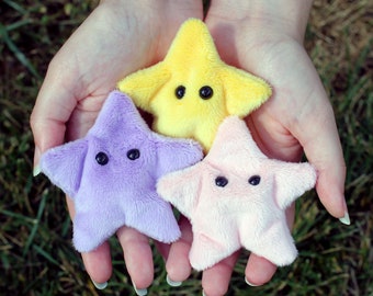 Beanie Star Fidget Plush Handmade