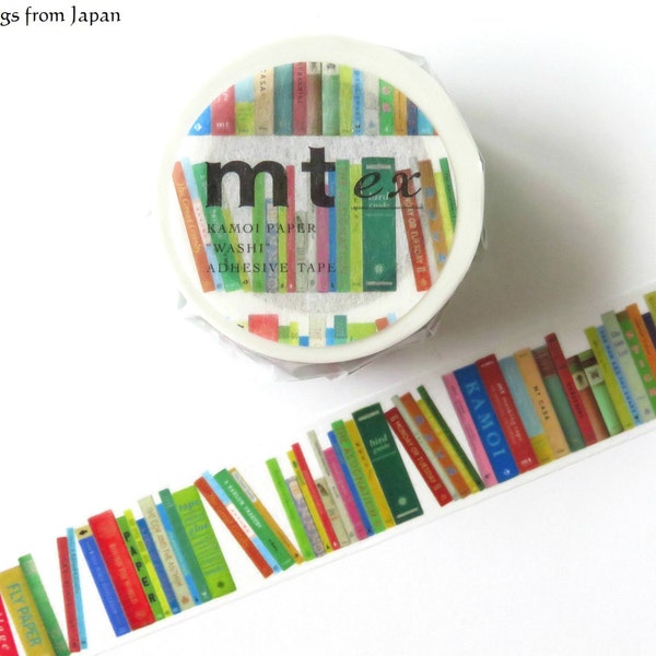 MT boek Washi Tape, Masking Tape, boekenplank, boek Washi, MTEX1P112