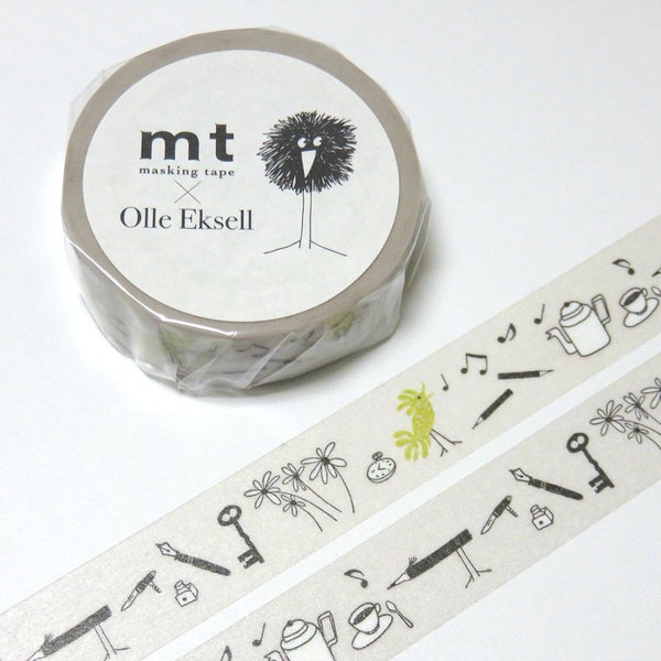 Discontinued Olle Eksell Pencil mt Japanese Washi Masking Tape, Pencil, Drawing, [MTOLLE03]