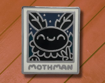 Mothman Supernatural Snapshot Hard enamel Pin