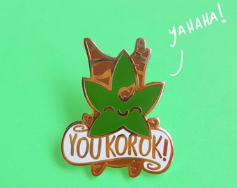 You Korok! Zelda Enamel Pin