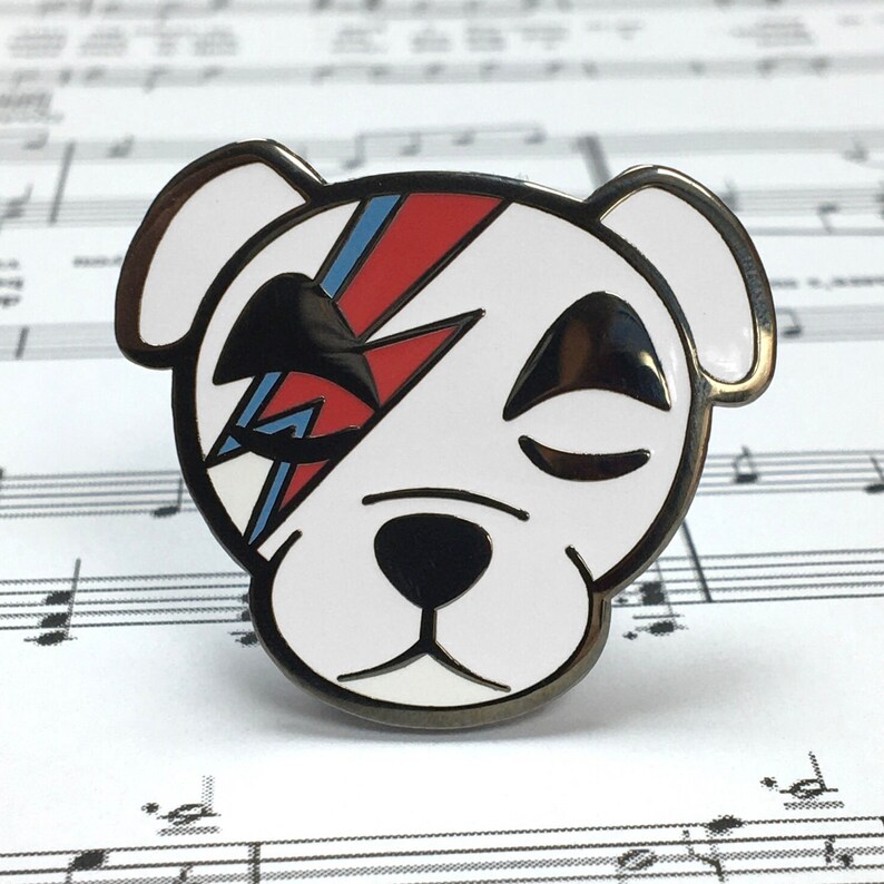 NEW Ziggy Starpup HARD Enamel Pin Badge Etsy UK