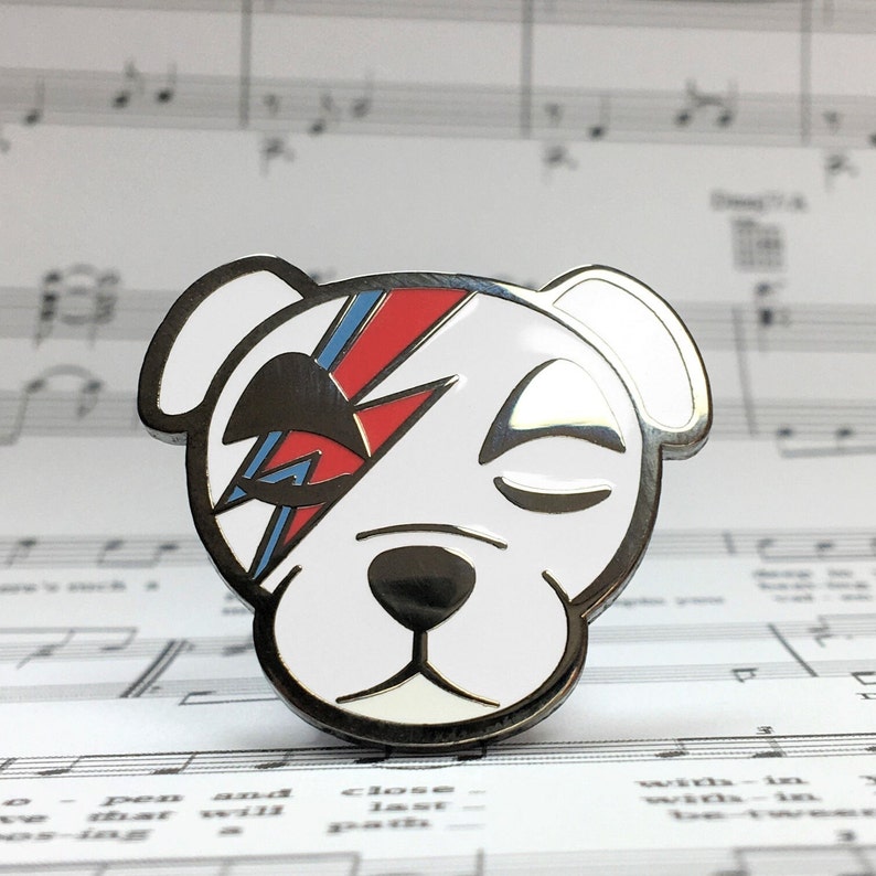 NEW Ziggy Starpup HARD Enamel Pin Badge Etsy UK
