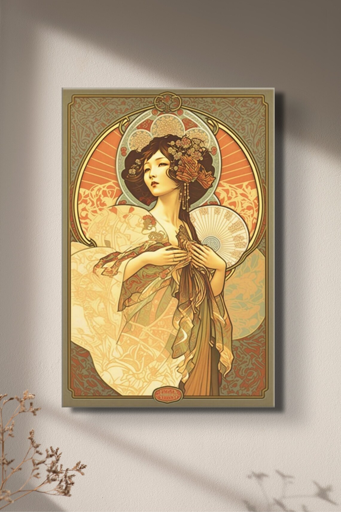 Vintage Geisha Art Print, Japanese Poster, Wall Decor (digital Download ...