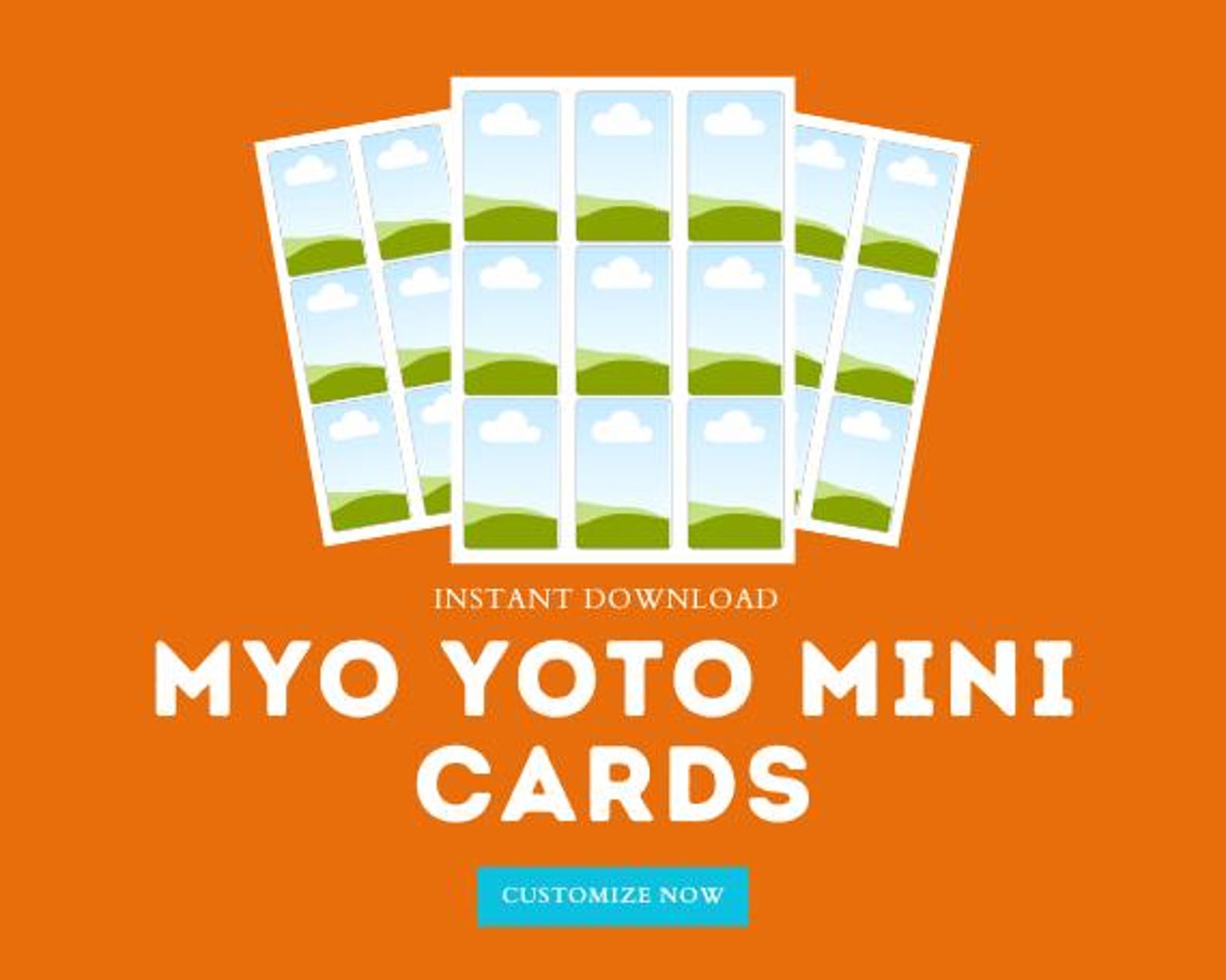 Yoto DIY MYO Card Template Printable Editable Canva PDF Download