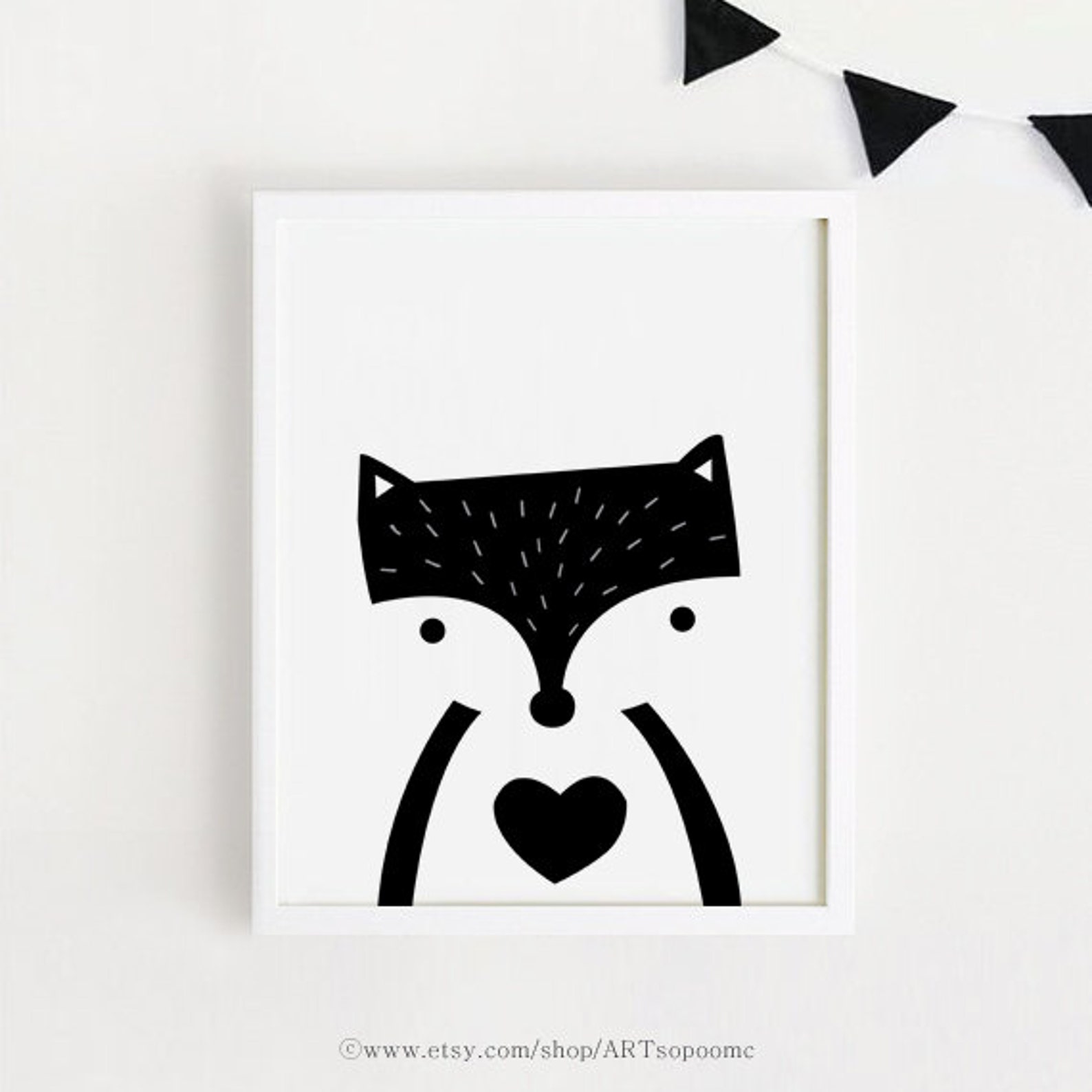 INSTANT DOWNLOAD Baby Fox Printable Wall Art Cute Kids Room - Etsy