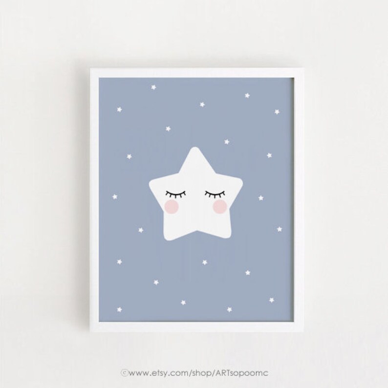 Printable Nursery Art Set of 3 Poster Baby Wall Art Kids Room Etsy