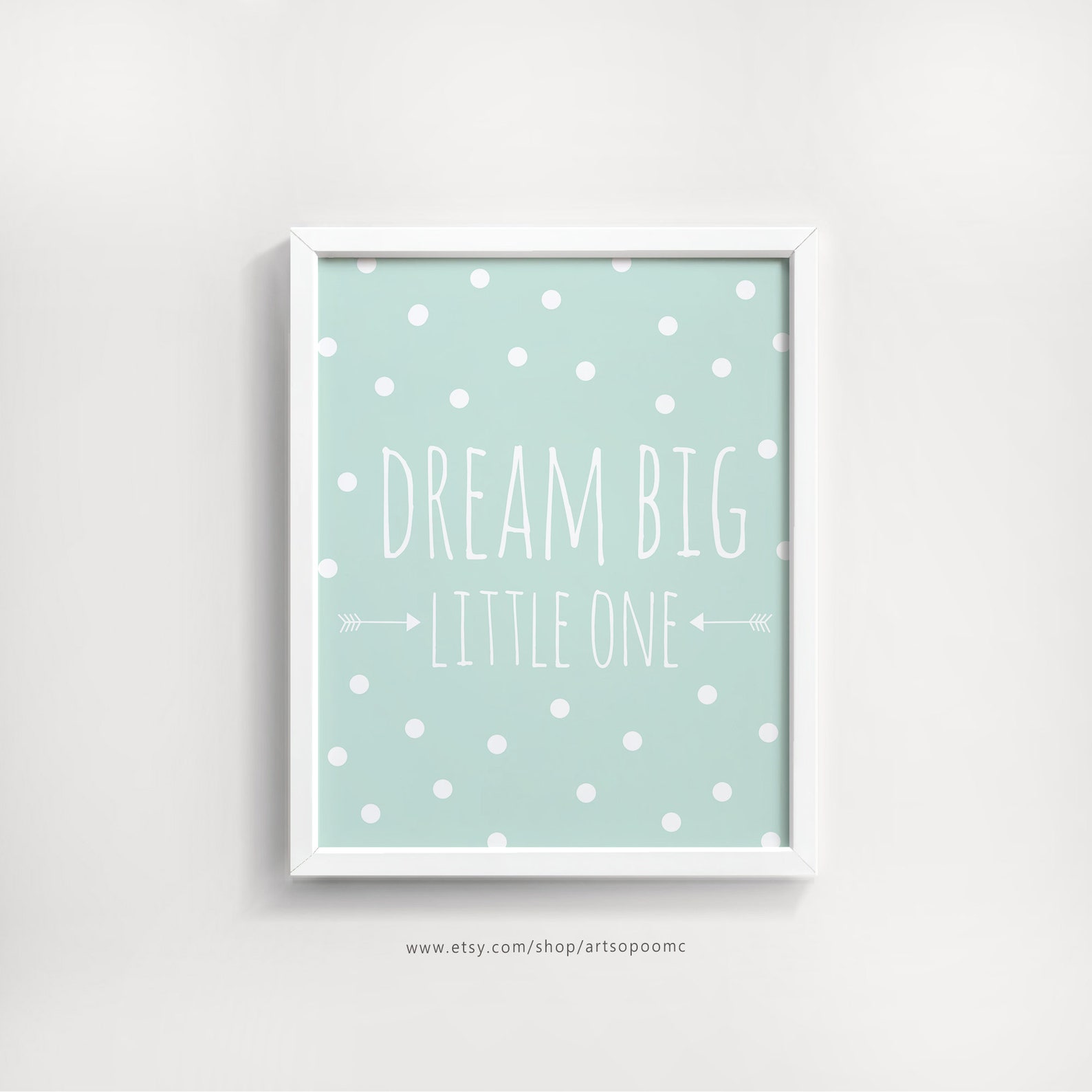 Printable Dream Big Little one Print Cute Art For Baby room | Etsy