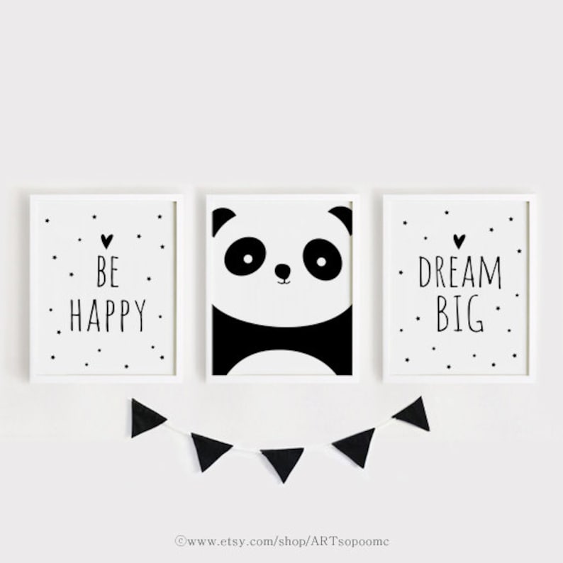 Printable Nursery Art Set of 3 Poster Baby Room Wall Art Kids Etsy