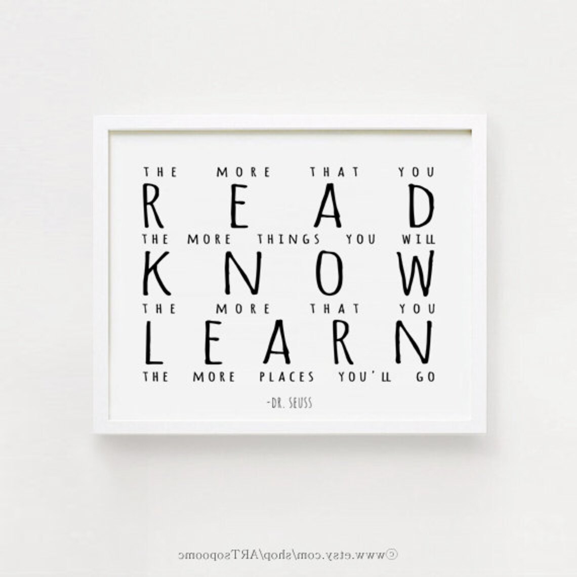 Baby Quotes for Nursery Boy Printables the More That You Read Etsy