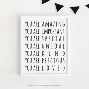 Baby Printable Quotes and Sayings Nursery Art Poster Sign - Etsy