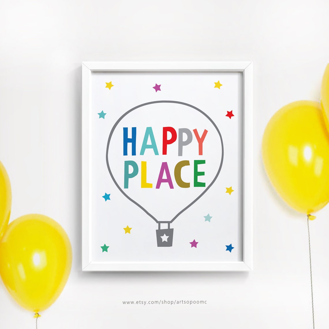 Instant Download Kids Room Printable Wall Art Colorful Nursery - Etsy