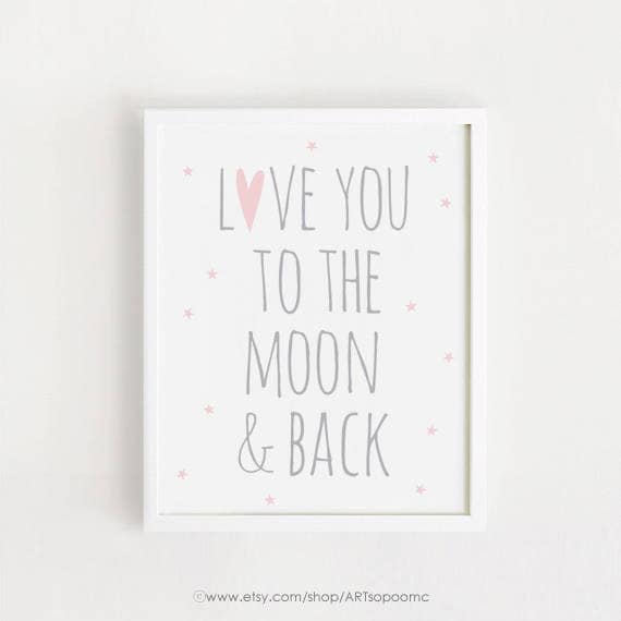 Printable Nursery Art Set of 3 Poster Baby Girls Room Wall Art Etsy