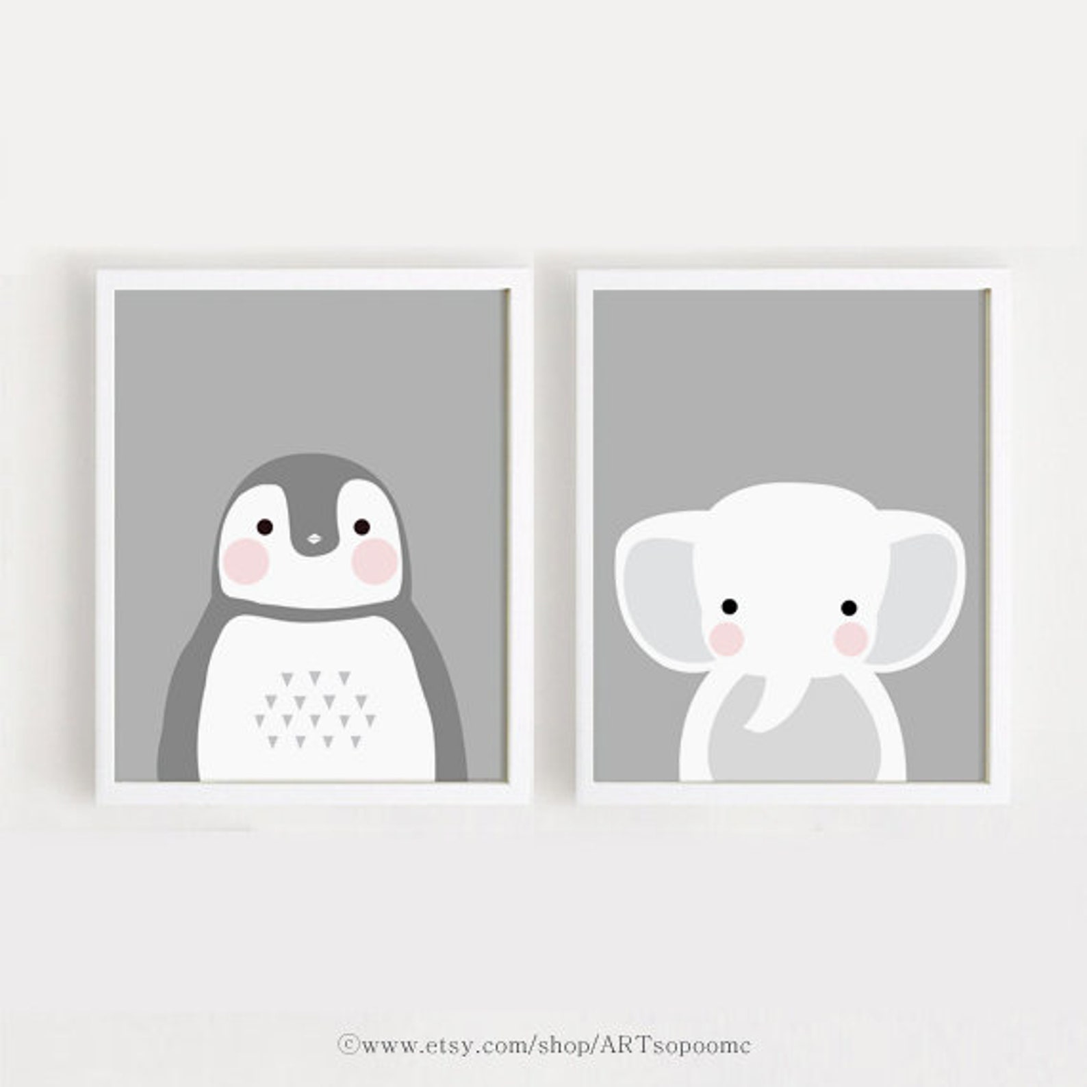 Printable Nursery Wall Art Set of 6 Poster Baby Art Kids Room - Etsy