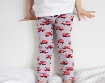 New Fire engine leggings 0-6 Years