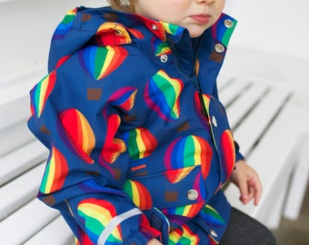 Hot air Balloon Raincoat 0-9 Years