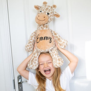 Large Personalised Giraffe Teddy