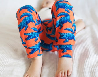 Super Mutant Blue Crocodile Leggings 0-6 Years