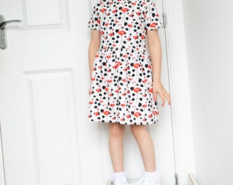 Dotty Flamingo print Dress