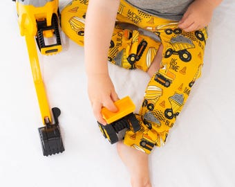 Work Zone Baby Leggings – Soft Cotton, Handmade UK