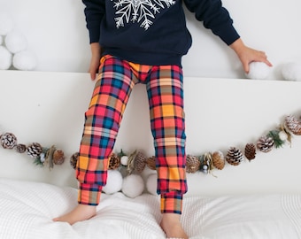 Sunset Tartan Leggings